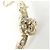 Orecchini a clip Chanel Clear and Gold D'oro - vista 5
