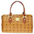 MCM Visetos logogramme Canvas and Leather Marrone