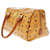 MCM Visetos logogramme Canvas and Leather Marrone - vista 4