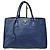 Borsa Tote PRADA Galleria Double-Zip Large in pelle Saffiano Lux Blu