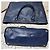 Borsa Tote PRADA Galleria Double-Zip Large in pelle Saffiano Lux Blu - vista 5
