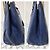 Borsa Tote PRADA Galleria Double-Zip Large in pelle Saffiano Lux Blu - vista 6