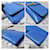 Yves Saint Laurent Pochette en cuir Saint Laurent Bleue  - vue 12