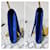 Yves Saint Laurent Pochette en cuir Saint Laurent Bleue  - vue 5