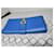 Yves Saint Laurent Pochette en cuir Saint Laurent Bleue  - vue 9