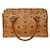 MCM Visetos logogramme Canvas and Leather Marrone - vista 2