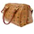 MCM Visetos logogramme Canvas and Leather Marrone - vista 4