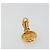 Chanel Vintage Orecchini a clip rotondi CC in metallo D'oro - vista 4