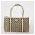 Borsa Tote GUCCI GG Canvas GG Supreme PVC 2 Set Beige Auth 190536 - vista 2