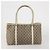 Borsa Tote GUCCI GG Canvas GG Supreme PVC 2 Set Beige Auth 190536 - vista 3