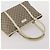 Borsa Tote GUCCI GG Canvas GG Supreme PVC 2 Set Beige Auth 190536 - vista 5