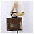 Céline Borsa a mano CELINE Macadam Canvas Vinyl Brown Gold Auth 195746 Marrone D'oro - vista 24