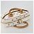 LOUIS VUITTON Monogram Multicolor Trouville Hand Bag White M92663 Auth BA14885V Bianco - vista 6