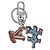 LOUIS VUITTON Portachiavi metal Silver MP3453 LV Auth BA15235V Argento