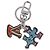 LOUIS VUITTON Portachiavi metal Silver MP3453 LV Auth BA15235V Argento - vista 2