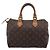 Borsa a mano LOUIS VUITTON Monogram Speedy 25 M41528 LV Auth 196417 Monogramma - vista 2