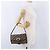 Bolso de hombro Christian Dior Trotter Canvas Navy Gold Auth BA15128 Dorado Azul marino - vista 23