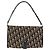 Bolso de hombro Christian Dior Trotter Canvas Navy Gold Auth BA15128 Dorado Azul marino - vista 3
