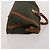 Borsa da lavoro BURBERRY in pelle e tela set da 4 Khaki Black Auth 190008 - vista 10