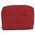 LOUIS VUITTON Monogram Empreinte Zippy Coin Purse Wallet Red M63696 Auth BA15266 Rosso - vista 13