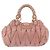 Borsa Miu Miu Matelassé Vitellolux in pelle 2way Rosa Tono Oro Auth 198354 - vista 2