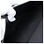PRADA Organizer Round Long Wallet Leather Black Silver Auth am12253M Silvery - view 22