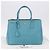 Borsa a mano PRADA Galleria in pelle Saffiano Turquoise Blue Gold Auth 198284V D'oro Turchese - vista 12
