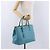 Borsa a mano PRADA Galleria in pelle Saffiano Turquoise Blue Gold Auth 198284V D'oro Turchese - vista 27