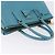 Borsa a mano PRADA Galleria in pelle Saffiano Turquoise Blue Gold Auth 198284V D'oro Turchese - vista 6