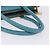 Borsa a mano PRADA Galleria in pelle Saffiano Turquoise Blue Gold Auth 198284V D'oro Turchese - vista 7
