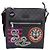 Sac Courier GUCCI GG Supreme Sherry Line PVC Noir Argent 474137 Auth 198699M Argenté - vue 2