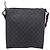 Sac Courier GUCCI GG Supreme Sherry Line PVC Noir Argent 474137 Auth 198699M Argenté - vue 3