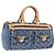 Borsa a mano LOUIS VUITTON Monogram Denim Neo Speedy Blue M95019 LV Auth am12404SM