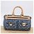 Borsa a mano LOUIS VUITTON Monogram Denim Neo Speedy Blue M95019 LV Auth am12404SM - vista 12