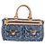 Borsa a mano LOUIS VUITTON Monogram Denim Neo Speedy Blue M95019 LV Auth am12404SM - vista 13
