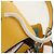 FENDI Dragonite FENDIxFRGMTxPOKMON Mamma Baguette Leather Yellow Auth 167542SM Argento Giallo - vista 19