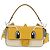 FENDI Dragonite FENDIxFRGMTxPOKMON Mamma Baguette Leather Yellow Auth 167542SM Argento Giallo - vista 2