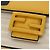 FENDI Dragonite FENDIxFRGMTxPOKMON Mamma Baguette Leather Yellow Auth 167542SM Argento Giallo - vista 21