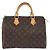 LOUIS VUITTON Monogram Perfo Speedy 30 Hand Bag Green M95181 LV Auth 195957V Verde Monogramma - vista 2