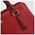 Borsa a mano BURBERRY in pelle rossa e oro Auth 196605 Rosso D'oro - vista 15