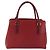 Borsa a mano BURBERRY in pelle rossa e oro Auth 196605 Rosso D'oro - vista 3
