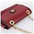 Borsa a tracolla con catena GUCCI in pelle rossa e oro 576421 Auth 195984M Rosso D'oro - vista 6