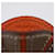 Ring Hermès Chaveiro Basketball HERMES Couro Laranja Prata Auth BA15224V  - vista 13