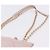 Borsa a tracolla Salvatore Ferragamo Vala Chain in pelle rosa tono oro Auth 198526A - vista 10