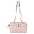 Borsa a tracolla Salvatore Ferragamo Vala Chain in pelle rosa tono oro Auth 198526A - vista 2