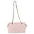 Borsa a tracolla Salvatore Ferragamo Vala Chain in pelle rosa tono oro Auth 198526A - vista 3