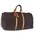 LOUIS VUITTON Monogram Keepall 55 Boston Bag M41424 LV Auth 196206 Monogramma