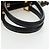 Borsa VALENTINO Rock Studs in pelle 2way Nero Oro Auth 195239M D'oro - vista 7