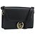 Borsa a tracolla GUCCI in pelle nera e oro 589474 Auth mr2812 Nero D'oro