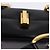 Céline Borsa a spalla CELINE in pelle nera e oro Auth 197483A Nero D'oro - vista 14